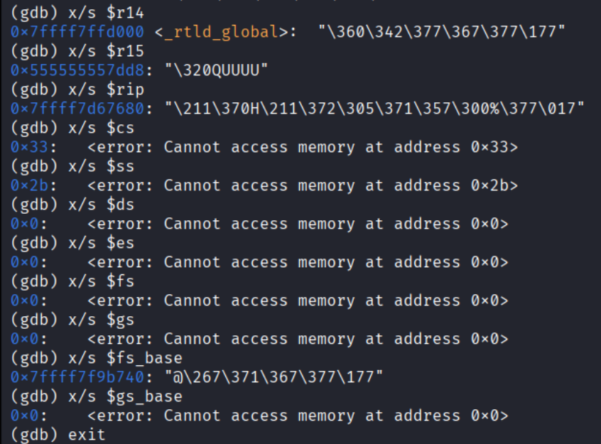 Rekisterin tarkastelua
