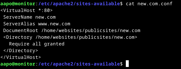 Konfigurointi tiedosto