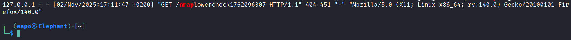 Lokitiedoston viimeinen osuma